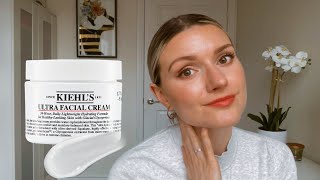 PRODUCT REVIEW amp DEMO Kiehls Ultra Facial Cream  Cristina Maria [upl. by Elatnahc]