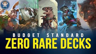 5 NEW ZERO RARE Bloomburrow Standard MTG Arena Decks  GREAT For Budget amp Beginner Players [upl. by Claudio871]