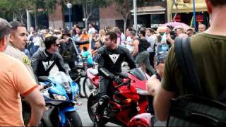 Gregory Brown Los Angeles Gay Pride Parade West Hollywood 2011 The Eagle Bar Motorcycle Riders [upl. by Drake]