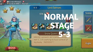 Lords mobile normal stage 53 f2pLost senses normal stage 53 [upl. by Naanac335]