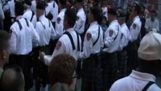 FDNY Bagpipers procession to honor fallen firefighters of 911wmv [upl. by Sitoiganap723]