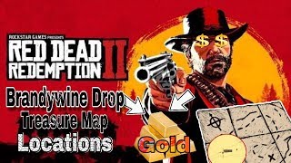 Brandywine Drop ALL Treasure Locations Red Dead Redemption 2 Online [upl. by Titania]