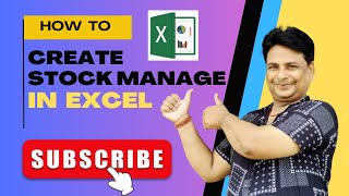 How to Create Stock Manage in Excel [upl. by Valer]