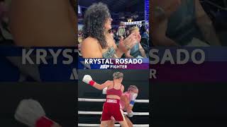 Amanda Serranos Ringside Reaction to Krystal Rosado  Shorts [upl. by Rediah]