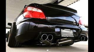 SUBARU IMPREZA WRX STI Big Turbo Sounds [upl. by Hinda]