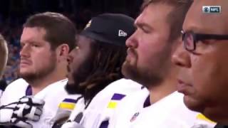 A reallife Bleeding Gums Murphy Aretha Franklin National Anthem Lions vs Vikings NFL  2016 [upl. by Omle]