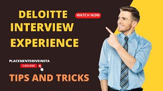 Deloitte Interview Experience  Deloitte Analyst Trainee Interview  Interview Materials [upl. by Sainana]