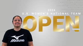 2024 US Womens National Team Open Program  USA Volleyball [upl. by Lukash869]