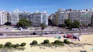 Barrio y Playa Pocitos Montevideo Uruguay Desde Lo Alto [upl. by Ervin524]