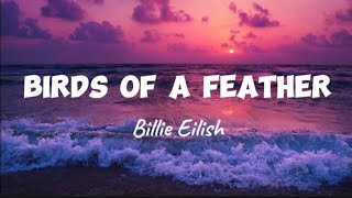 BillieEilish BIRDS OF A FEATHER LYRICS [upl. by Meekahs]