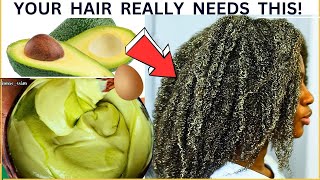 HOW TO NATURALLY THICKEN YOUR HAIR  diy Protein Treatment For Rapid Hair Growth [upl. by Eisac]