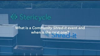 What is a Community Shredit event and when is the next one [upl. by Aneehta130]