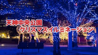 天神中央公園クリスマスイルミネーション2023 [upl. by Eedahs702]