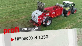 HiSpec Xcel 1250 TiefladerStalldungstreuer  profi Fahrbericht [upl. by Ashlie]