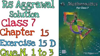 Properties of Triangle  Class 7 Exercise 15D Question 13  Rs Aggarwal  Md Sir [upl. by Bren781]