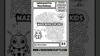 Creative Maze Book for Children – A Perfect Puzzle Activity Book [upl. by Paolina175]