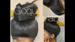 Fazendo coque na sua Lace wig [upl. by Onahpets]