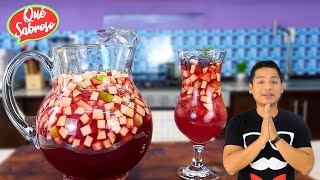 PREPARA UN DELICIOSO CLERICOT PARA TODA OCASIÓN 🍹  Vino Tinto con Peras y Manzanas 🍐🍎🍏 [upl. by Imefulo227]