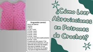 Descifra las Abreviaciones de Crochet Aprende a Leer Patrones Fácilmente [upl. by Piotr342]