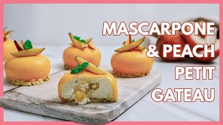 Mascarpone amp Peach Petit Gateau I The Magic Whisk [upl. by Krock770]