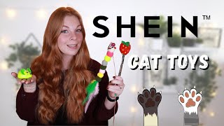 Trying SHEIN Cat Toys  Will they love it [upl. by Atineg452]