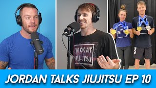 How To Never Get Submitted amp Taking Double Gold with No Comp Prep  Jordan talks JiuJitsu Ep 10 [upl. by Annuahs]