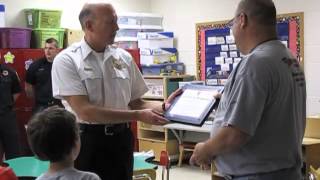 Brimfield teacher Dave Irland honored for saving students life [upl. by Vokaay906]