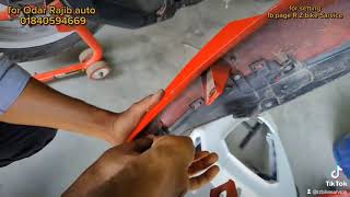 part 3 how to install 200 4v two part seat in 160 4v Best modify 160 4v in BD  Modifai 4v [upl. by Swanhildas]