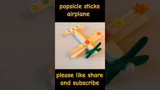 Popsicle stick craft youtube short viralshort diycraftycorner popsicle popcraftathome [upl. by Winwaloe]