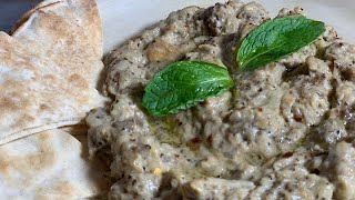 MoutabalBaba Ganoush recipe Eggplant dip Lebanese way Quick amp easy recipe in less then 30 min [upl. by Uzzi]