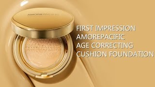 First Impression AmorePacific Age Correcting Cushion Foundation [upl. by Akenat]