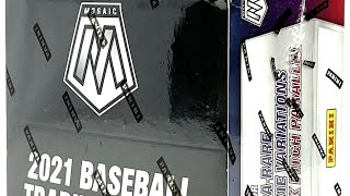 ASMR 2021 Mosaic Baseball Pack Opening  Gum Chewing  Whisper  Sports Cards  Relaxing  Binaural [upl. by Alys333]