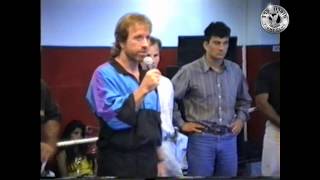 CHUCK NORRIS amp BENNY URQUIDEZ IN ISRAEL [upl. by Adnorrehs]