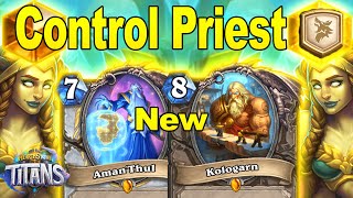 NEW Priest Legendary AmanThul Control Priest Is So Amazing amp Fun To Play At Titans Hearthstone [upl. by Seaver992]