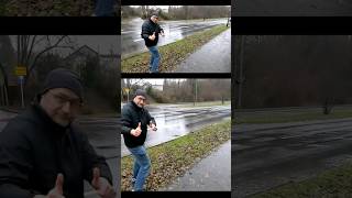 S016 Unclogging a storm drain from a road in Germany shorts [upl. by Atikahc]