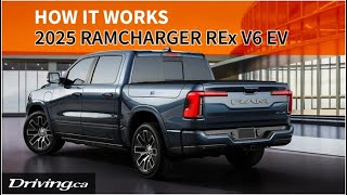 2025 Ramcharger V6 EV Expained  Drivingca [upl. by Burroughs700]