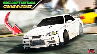 Best New Drift Settings for GTR R34  Car Parking Multiplayer [upl. by Jacquenetta822]