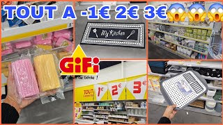 🟩GIFI ARRIVAGES TOUT A 1€ 2€ 3€ arrivagesgifi gififrance gifi nouveautégifi bonsplans [upl. by Ancalin53]