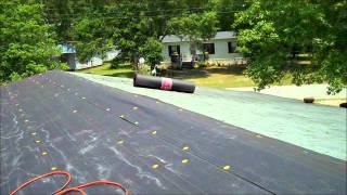 Roofing and mobile Home Repair Mobile Home Roof [upl. by Eadrahs29]