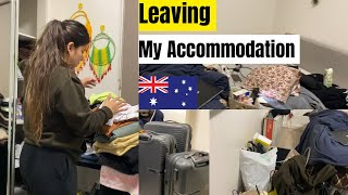 Leaving My 1st Accommodation in Australia  Cheapest Accommodation in Australia for Student [upl. by Aridaj]