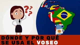 Origen y usos del VOSEO voseoespañol [upl. by Llabmik]