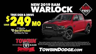 Towbin Dodge  November Ram 1500 Warlock Lease Special [upl. by Niras337]