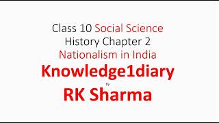 Nationalism in India  Class 10 Lesson  2 [upl. by Calica]