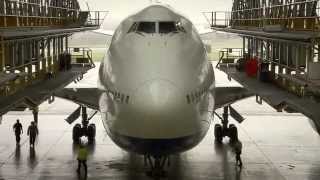 British Airways Boeing 747400 in DCheck [upl. by Eendys691]