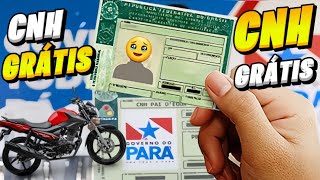 COMO TIRAR CNH GRÁTIS 2024 🥹  COMO TIRAR CARTEIRA DE MOTORISTA GRÁTIS 2024 ATUALIZADO 😱 [upl. by Nuawd]