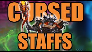 Showcasing Every Cursed Staff Meta For PvE  Albion Online [upl. by Mariel]