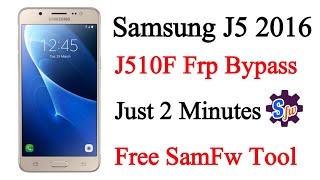 Samsung J510F frp bypass  Samsung J5 6 J5 2016 frp bypass Samfw tool [upl. by Ryle983]