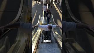 disabled man struggles on escalator ytshorts [upl. by Derfiniw240]