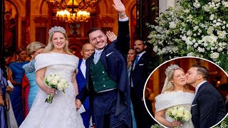 Princess Theodora of Greece marries American lawyer after postponing royal wedding twice in 4 years [upl. by Atniuqal250]