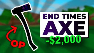 How to Get the END TIMES AXE in Lumber Tycoon 2 CHEAPEST WAY 2024 [upl. by Ajin208]